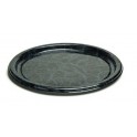 Assiette marbree noires 26 cm (paquet de 25)