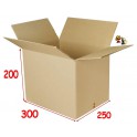 300 x 250 x 200 mm (paquet de 20) Caisse Carton SC