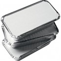 100 Couvercle pour plats en aluminium 322x262x60mm