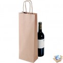 Sac 1 bouteille KRAFT Brun Écru