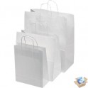 Sac Kraft à Poignées Torsadées BLANC