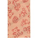 PAPIER CADEAU KRAFT TOYS 25 M X 70 CM ref 3049KB PAPIER KDO qualite pro
