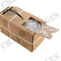 Kit Cerclage Feuillard PP 12 mm 600 m de bandes en polypropylène et 200 attaches en plastique