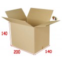 200 x 140 x 140 mm (paquet de 20) Caisse Carton SC
