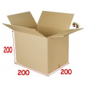 200 x 200 x 200 mm (paquet de 20) Caisse Carton SC