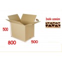 800 x 500 x 500 mm DD Caisse carton (vendu par paquet de 10)