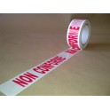 adhesif PP blanc 'NON CONFORME'